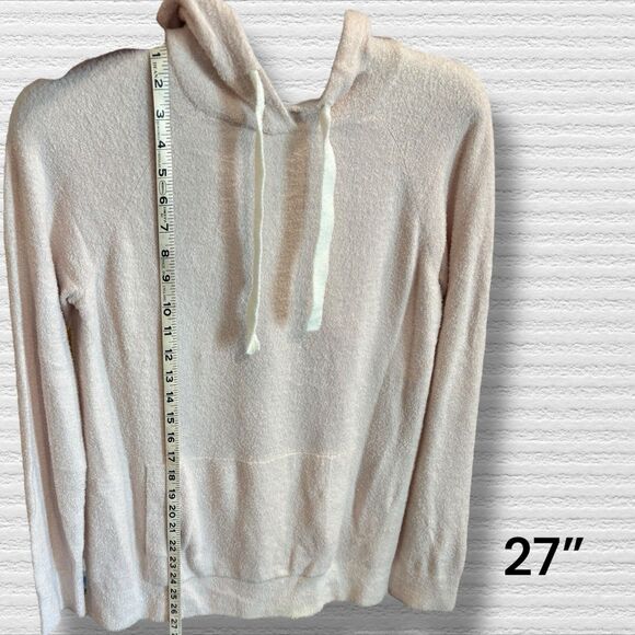 Barefoot Dreams - CozyChic Lite Women's Pullover Hoodie in Pink Size Small - Picture 3 of 7